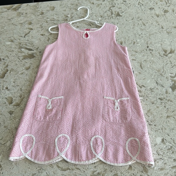 Seersucker Shift Dress - Picture 1 of 3